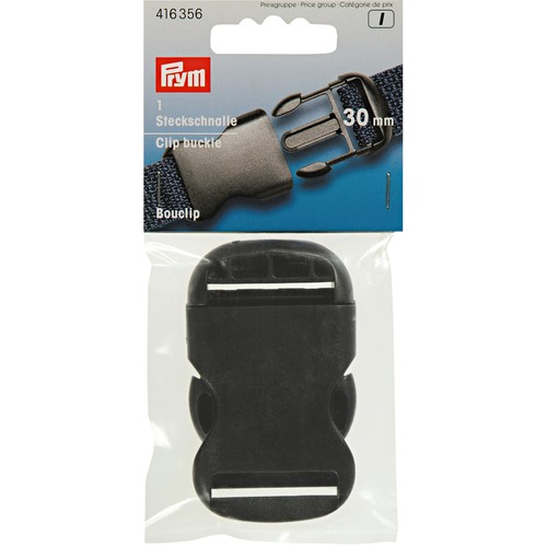 Steckschnalle mm schwarz - 25/30,